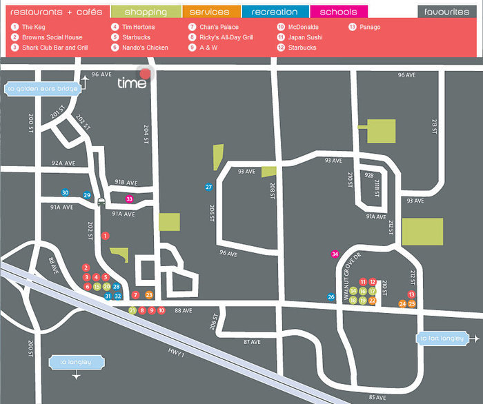 Time At Walnut Grove location map 1