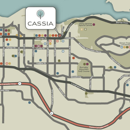 Cassia location map 1