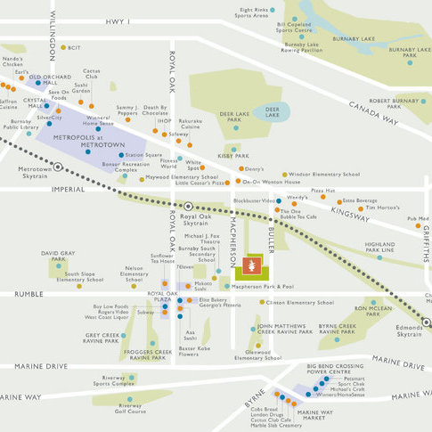 Macpherson Walk North (phase 3) location map 1