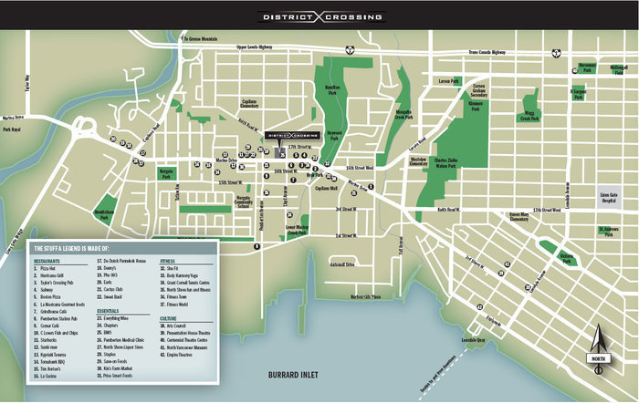 District Crossing location map 1