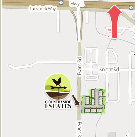 Countryside Estates location map 1