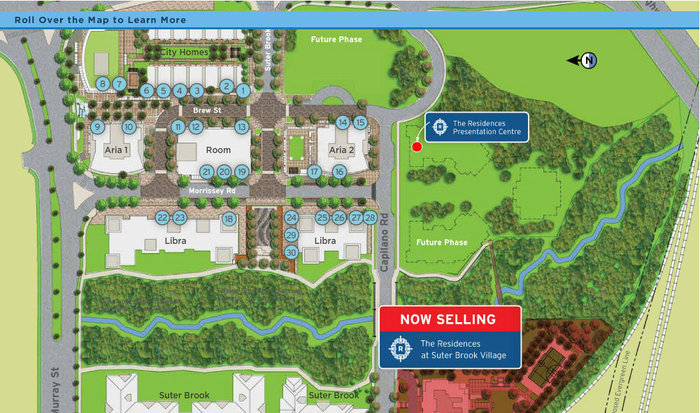 Suter Brook location map 2