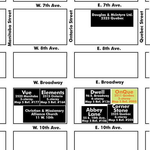 OnQue location map 3