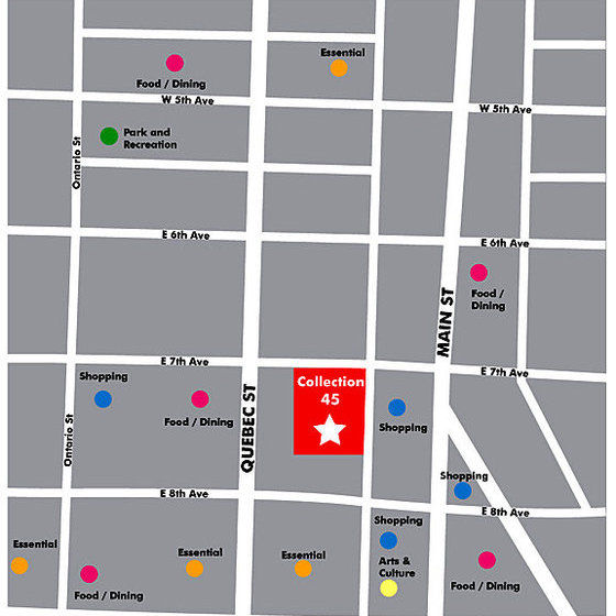 Collection 45 location map 1