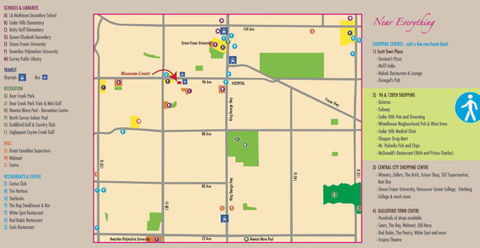 Blossom Court location map 1