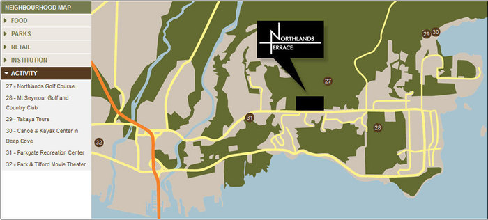 Northlands Terrace location map 1