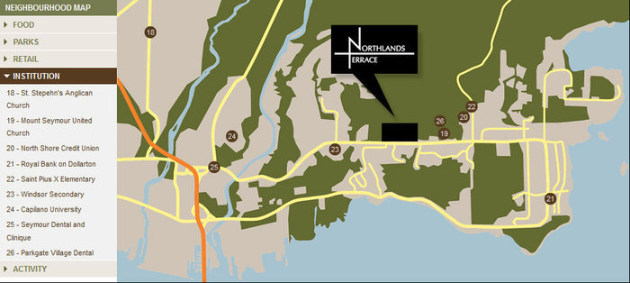 Northlands Terrace location map 3