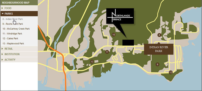 Northlands Terrace location map 4