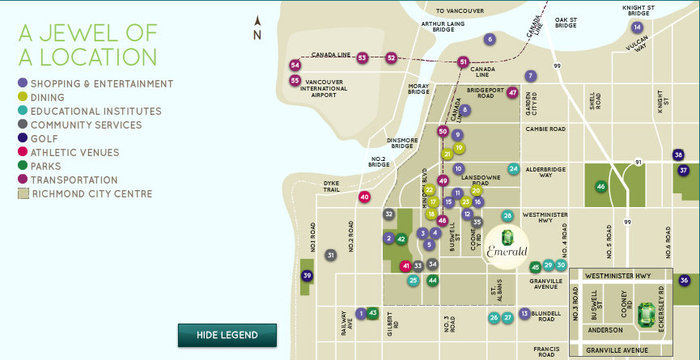 Emerald location map 1