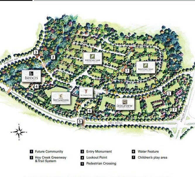 Whitetail Lane location map 1