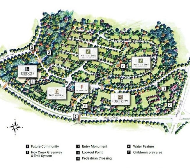 Whitetail Lane location map 1