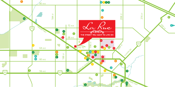 La Rue location map 1