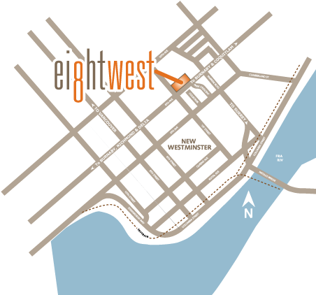 Eight West location map 2