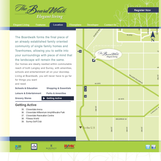 The Boardwalk location map 1