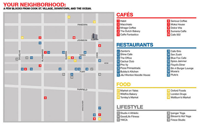 The Mondrian location map 1
