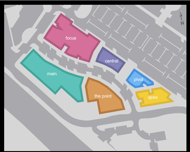 Morgan Crossing location map 1