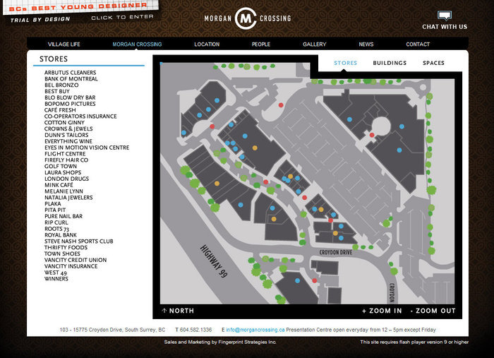 Morgan Crossing location map 2