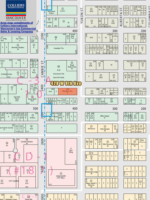 XL Lofts location map 2