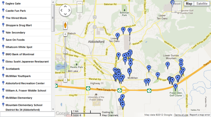 Eagles Gate location map 1