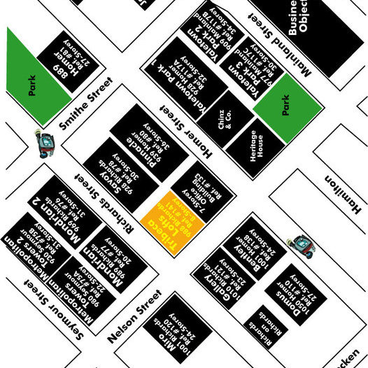 Tribeca Lofts location map 1