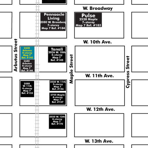Arbutus Outlook location map 2