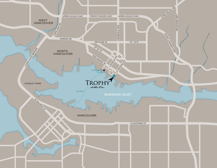 Trophy At The Pier location map 1