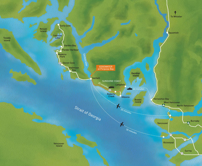 Edgewater At Porpoise Bay location map 1