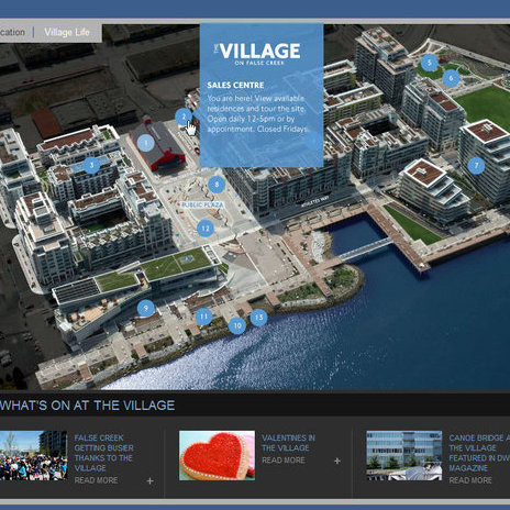 Village On False Creek - 150 Athletes location map 4