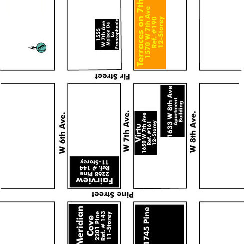 Terraces On 7th location map 1