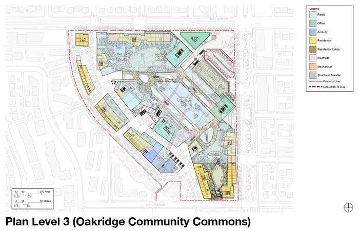 Oakridge Center Redevelopment location map 7