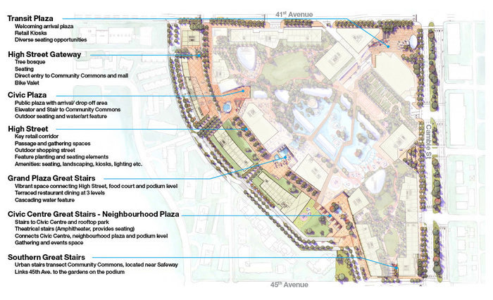 Oakridge Center Redevelopment location map 10