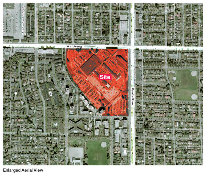 Oakridge Center Redevelopment location map 3