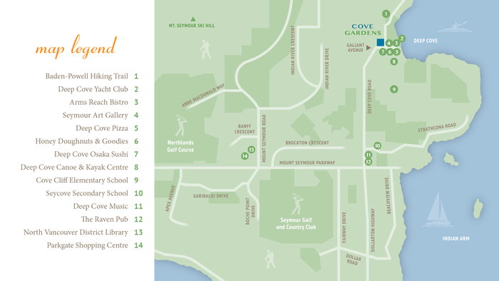 Cove Gardens location map 1