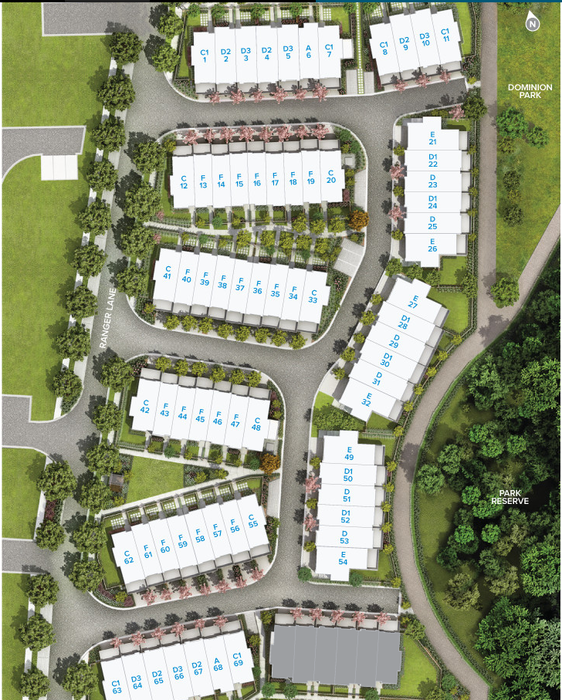 Fremont Blue location map 1
