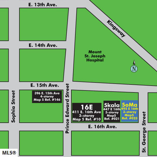 SoMa Living location map 1