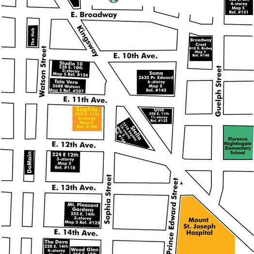 Sophia location map 1