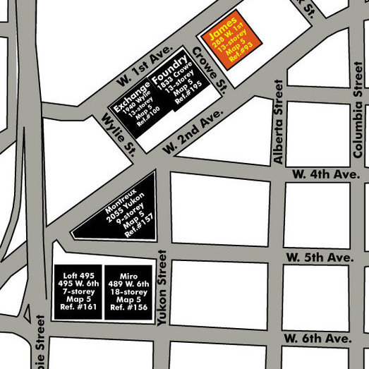 James location map 1