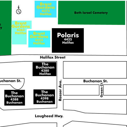 Brent Gardens location map 2