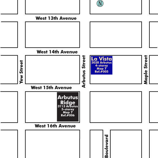 La Vista location map 1