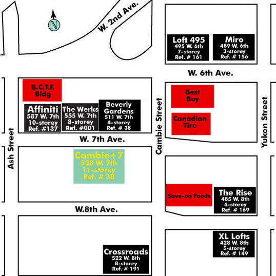 Cambie+7 location map 1