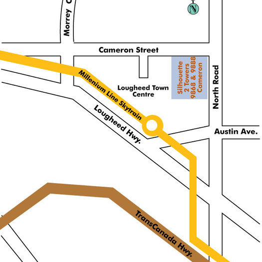 Silhouette location map 1