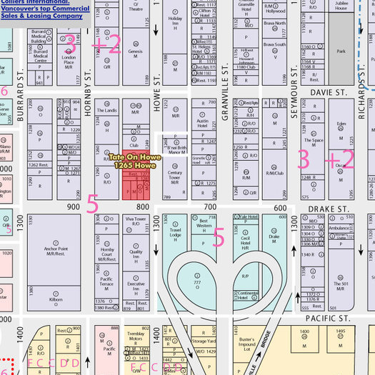 Tate Downtown location map 2