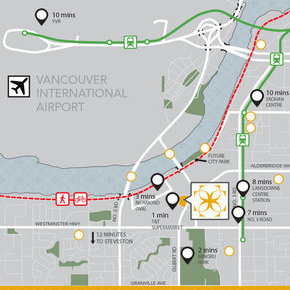 Cadence Condos location map 1