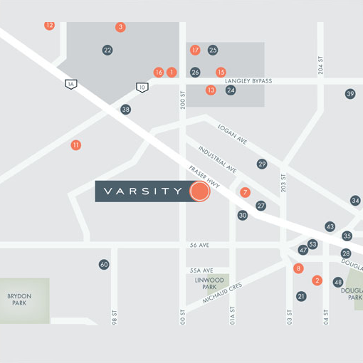 Varsity location map 2