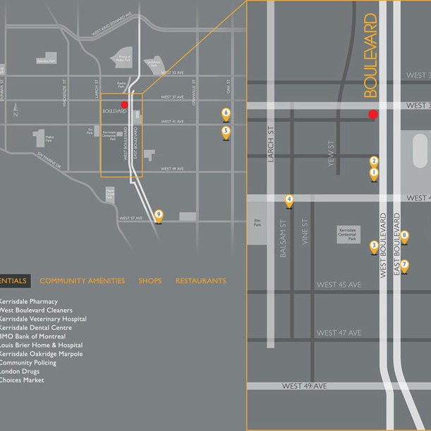 Boulevard Private Residences location map 1