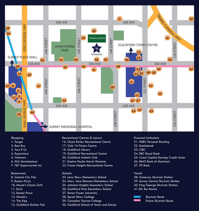 Park Place Village location map 1