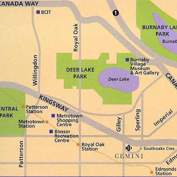 Gemini 1 location map 1