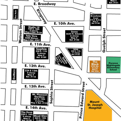 The Block location map 1