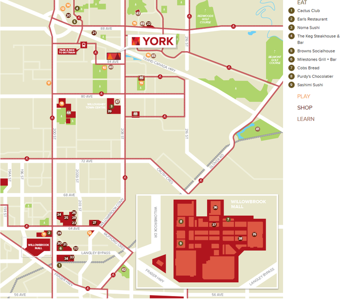 York by Mosaic location map 1