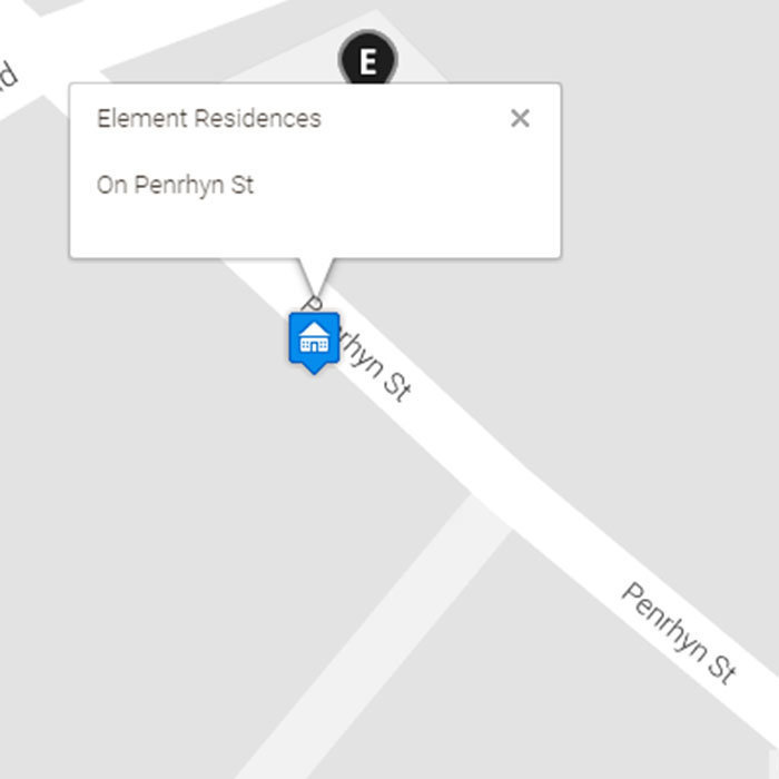 Element Beachside Residences location map 1